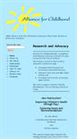 Mobile Screenshot of drupal6.allianceforchildhood.org